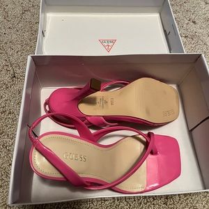 PINK GUESS HEELS